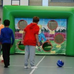 Fussballtorwand Eventspiel miete