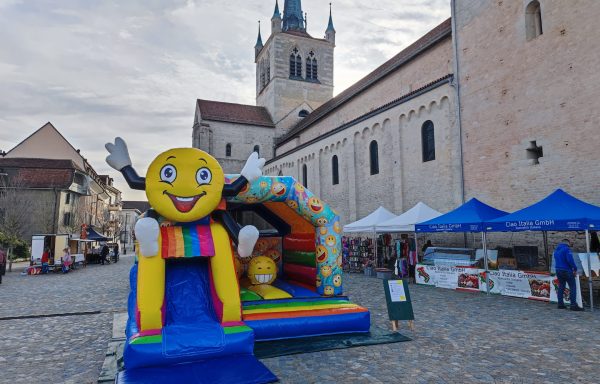 château gonflable Emoji